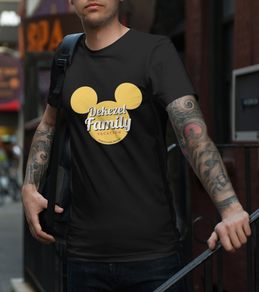 Dekezel Family Disneyland Resort Vacation Mickey Mouse T-Shirt