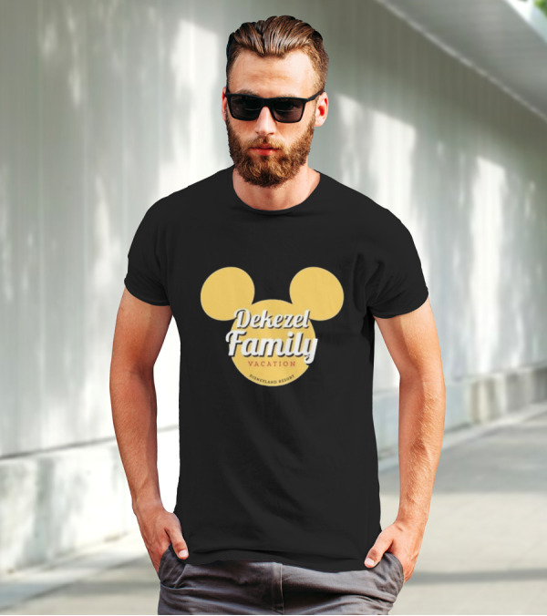 Dekezel Family Disneyland Resort Vacation Mickey Mouse T-Shirt
