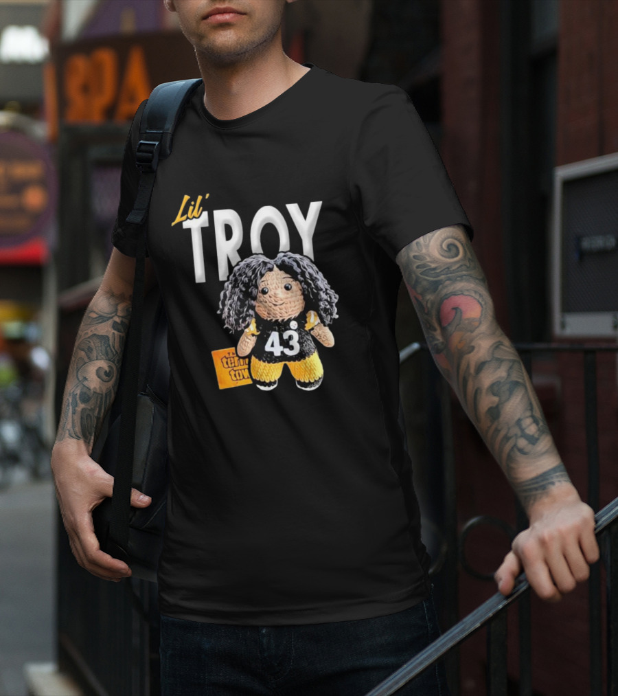 Lil’ Troy 43 Pittsburgh Steelers Terrible Towel T-Shirt