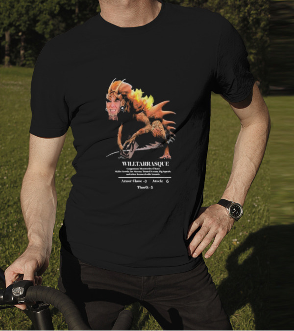 The Charismatic Voice Gorgonzilla Minutaursty Tarrasque Willtarrasque Armor Claws Attack ThroRk T-Shirt