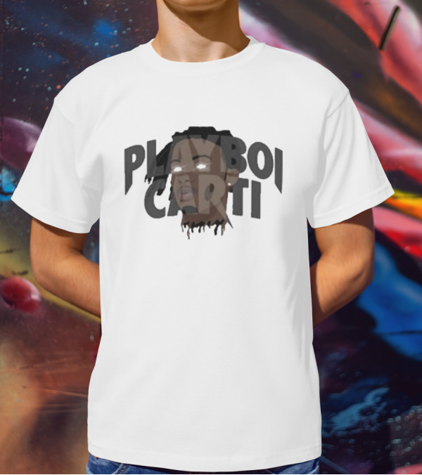 Playboi Carti Glow Eyes Portrait Dark T-Shirt