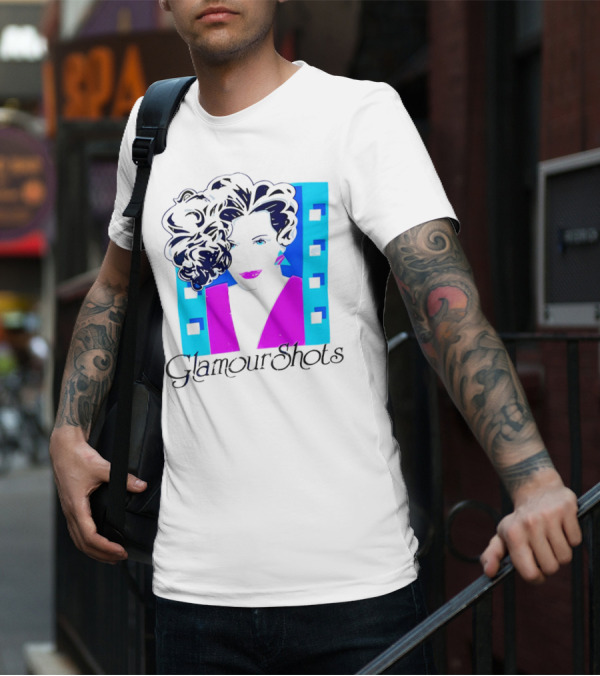 Retro 80s Glamour Shots Abstract T-Shirt