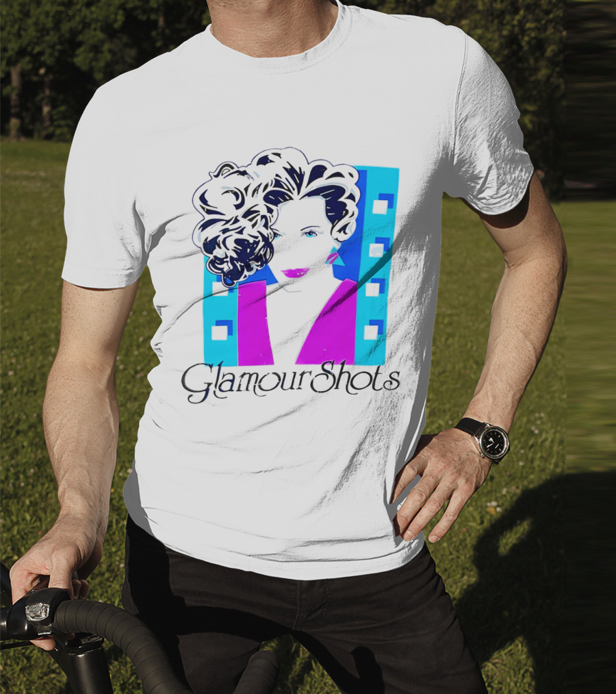 Retro 80s Glamour Shots Abstract T-Shirt