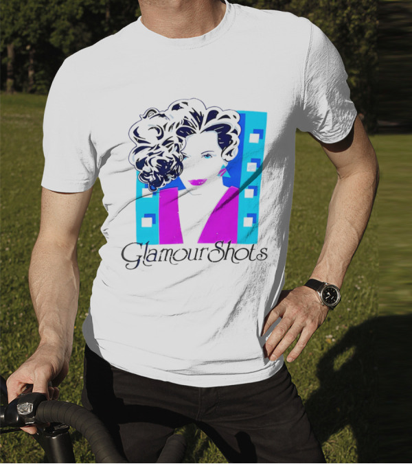 Retro 80s Glamour Shots Abstract T-Shirt