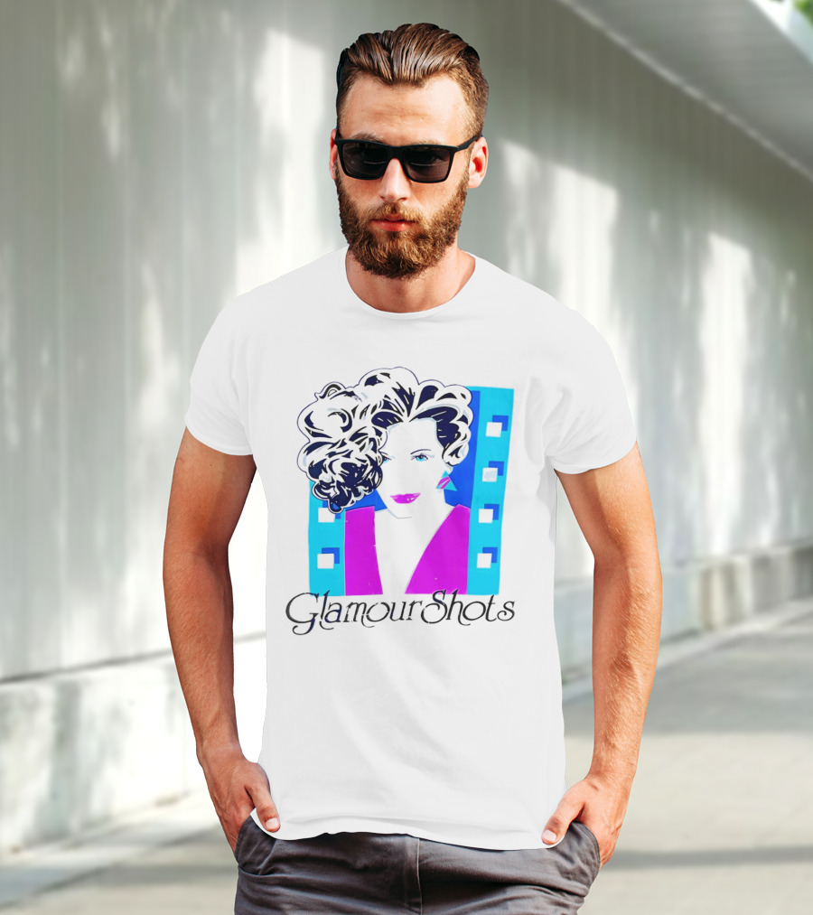 Retro 80s Glamour Shots Abstract T-Shirt