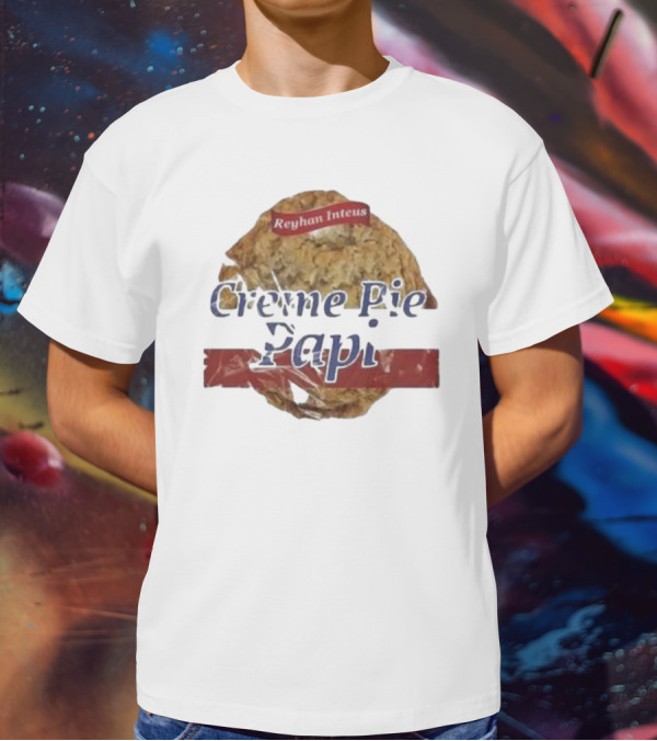 Reyhan Inteus Creme Pie Papi Cookie Motif T-Shirt