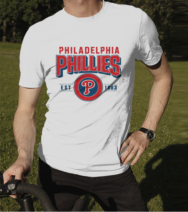 Philadelphia Phillies Est 1883 Vintage Logo P T-Shirt