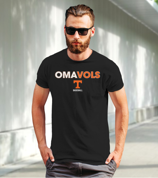 Omavols Tennessee Volunteers Baseball T-Shirt