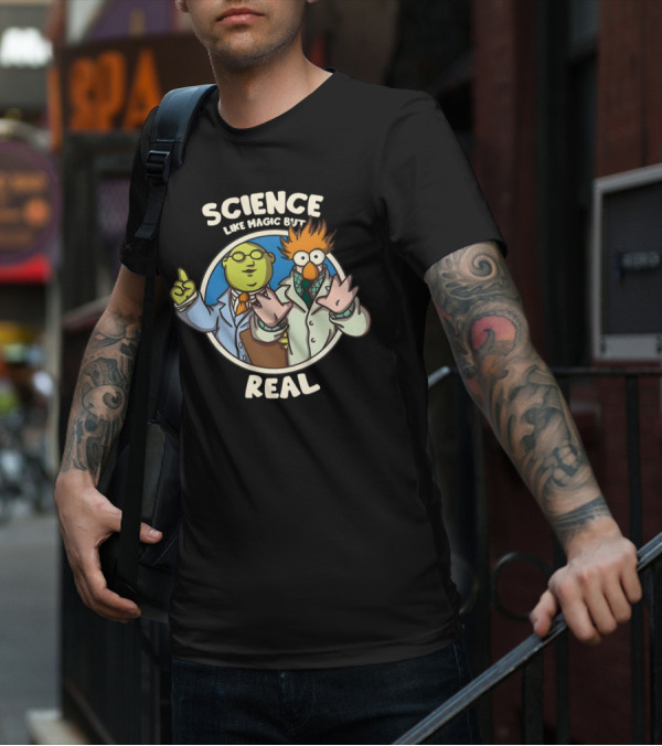 Dr. Bunsen Honeydew And Beaker Science Like Magic But Real T-Shirt