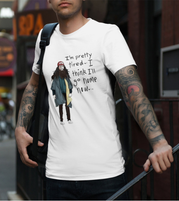 I'm Pretty Tired I Think I'll Go Home Now Vintage Movie Forest Run T-Shirt