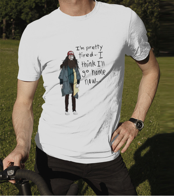 I'm Pretty Tired I Think I'll Go Home Now Vintage Movie Forest Run T-Shirt