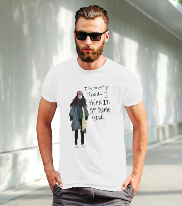 I'm Pretty Tired I Think I'll Go Home Now Vintage Movie Forest Run T-Shirt