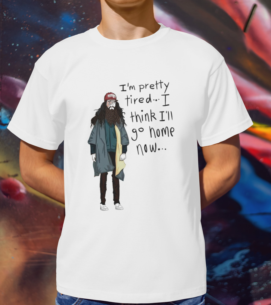 I'm Pretty Tired I Think I'll Go Home Now Vintage Movie Forest Run T-Shirt