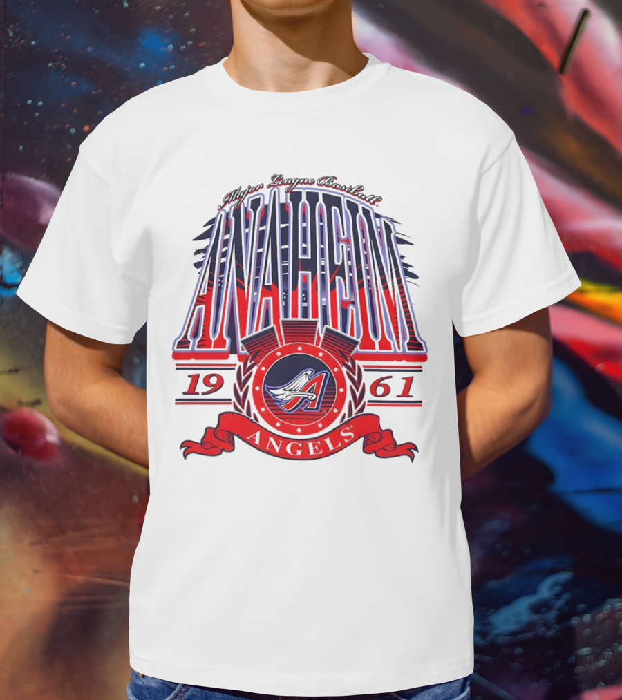 Major League Baseball Anaheim Angels 1961 T-Shirt