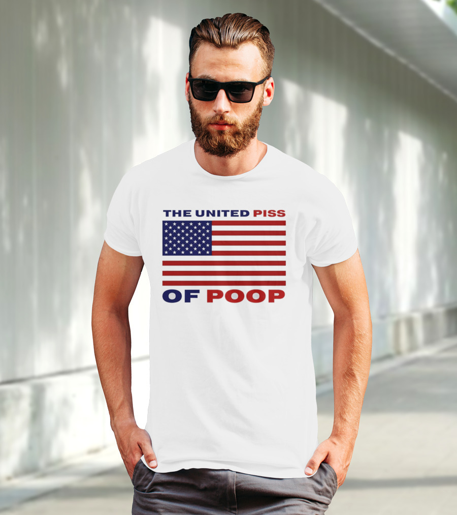 The United Piss Of Poop America Flag T-Shirt