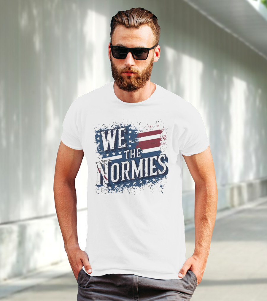 We The Normies American Flag T-Shirt