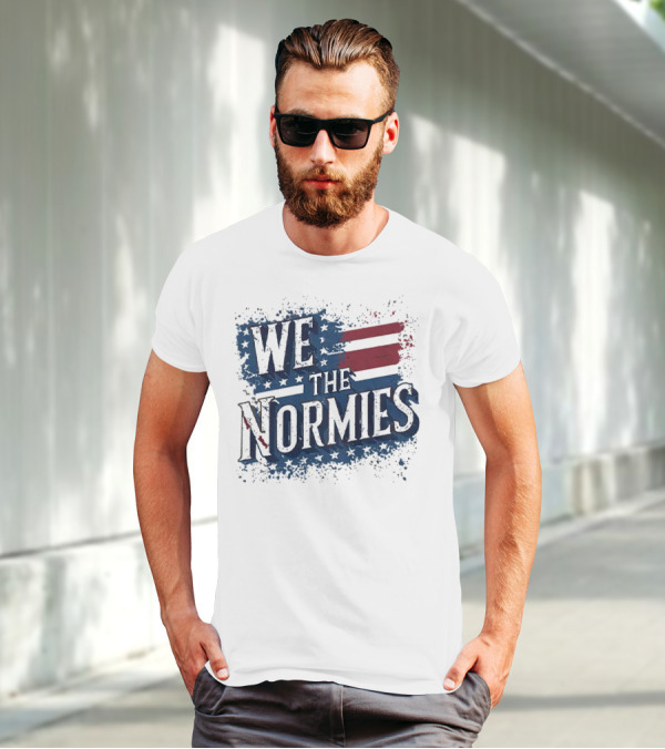 We The Normies American Flag T-Shirt