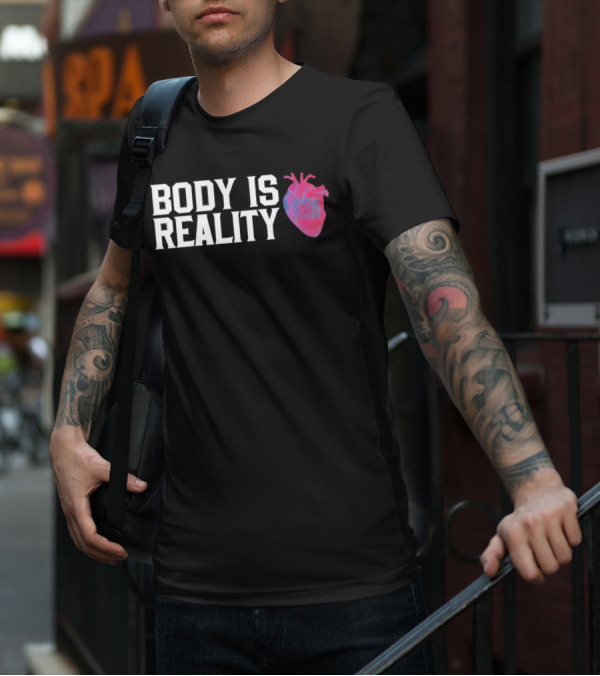 Body Is Reality Crimes Of The Future Heart T-Shirt
