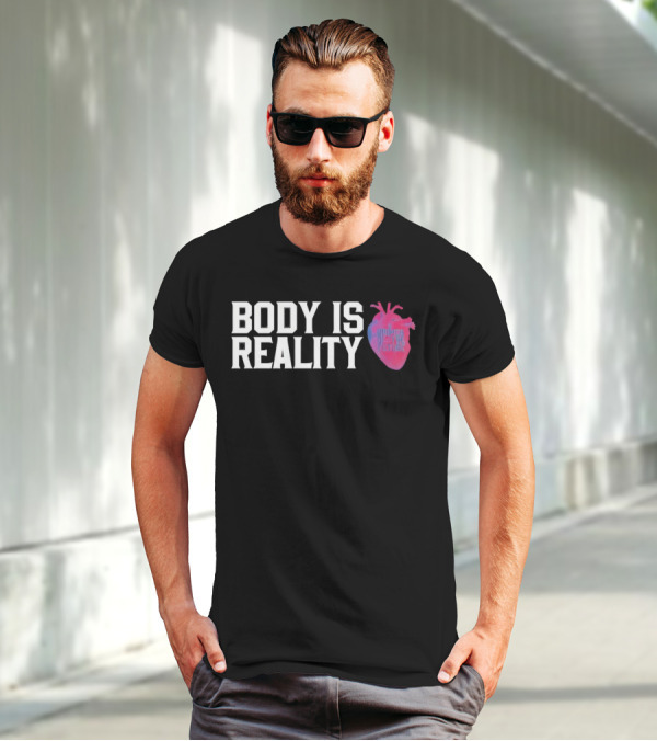 Body Is Reality Crimes Of The Future Heart T-Shirt