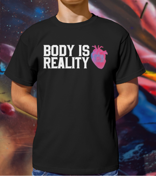 Body Is Reality Crimes Of The Future Heart T-Shirt