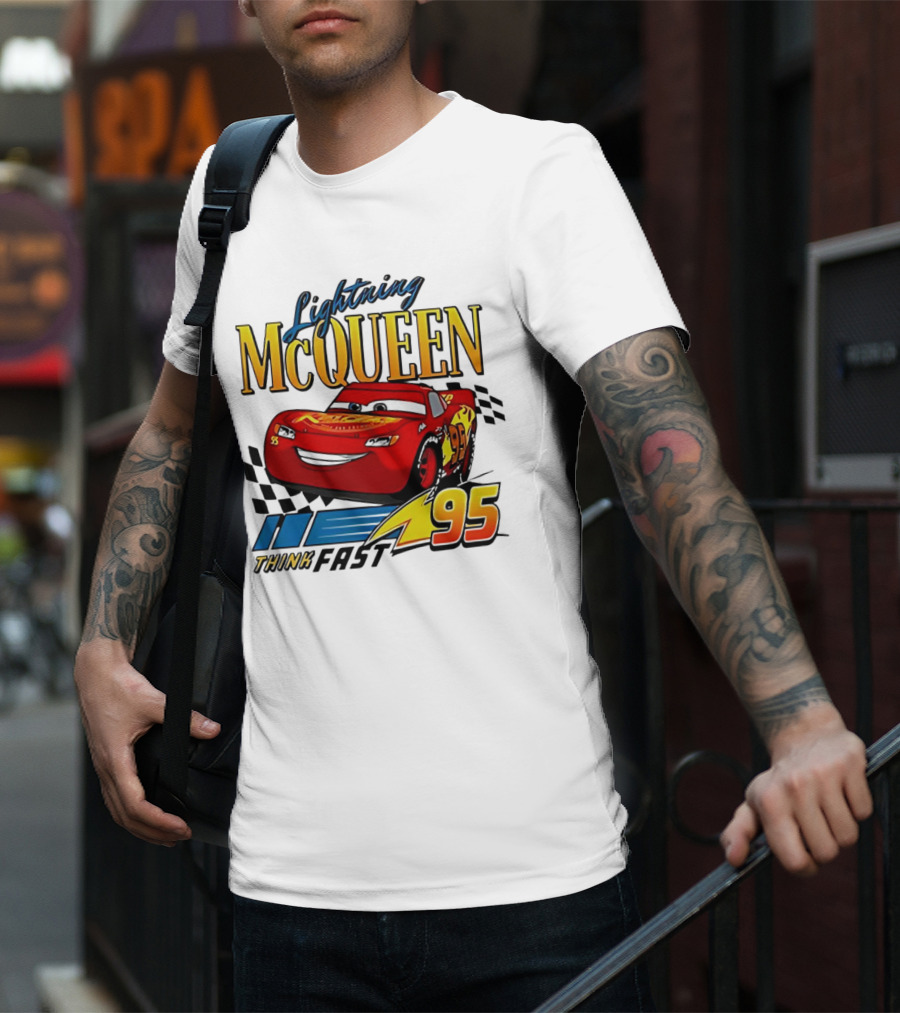 Lightning McQueen 95 Think Fast Racing Adventure T-Shirt