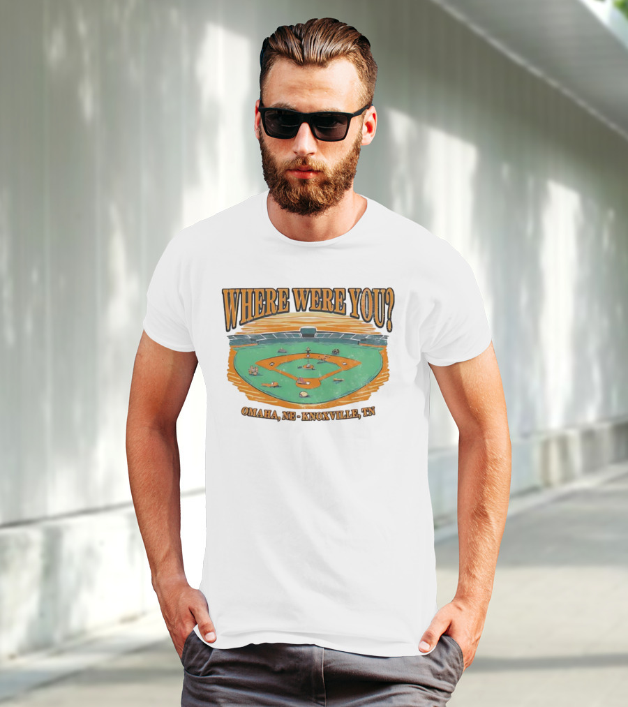WHERE WERE YOU? Omaha, NE - Knoxville, TN T-Shirt