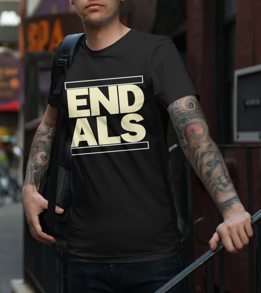 END ALS Torey Lovullo Wearing Awareness Campaign T-Shirt