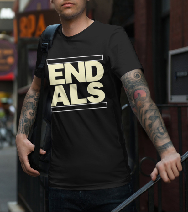 END ALS Torey Lovullo Wearing Awareness Campaign T-Shirt