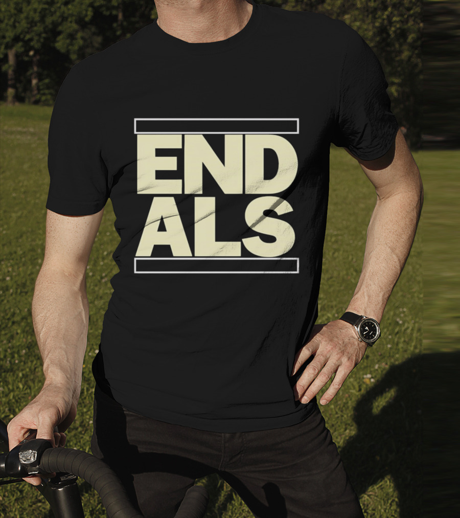 END ALS Torey Lovullo Wearing Awareness Campaign T-Shirt