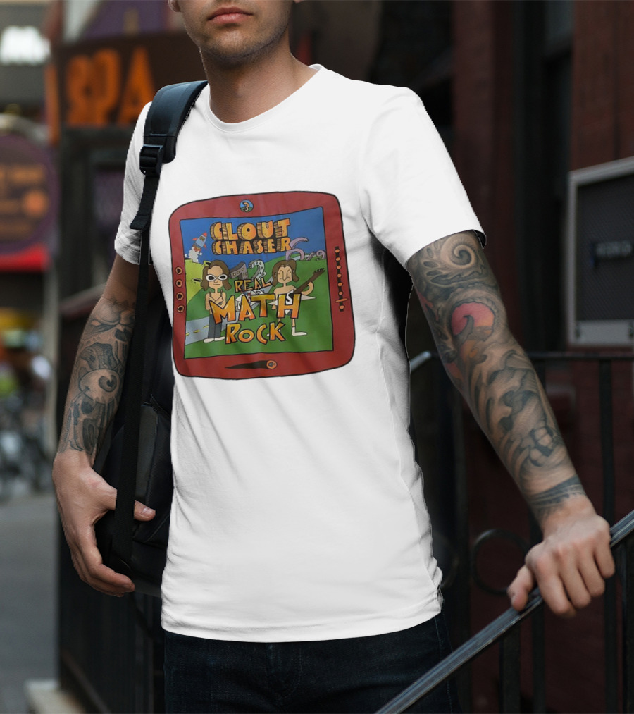 Clout Chaser Real Math Rock Cartoon TV Style Adventure T-Shirt