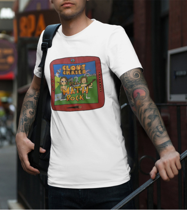 Clout Chaser Real Math Rock Cartoon TV Style Adventure T-Shirt