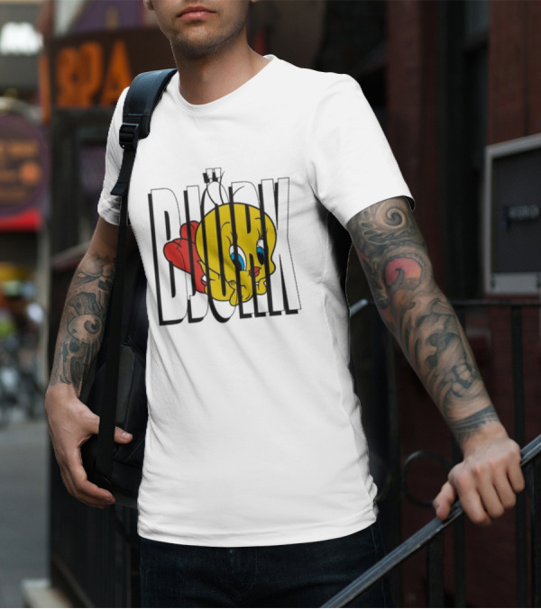 Tweety Bjork Chibi Cute Duck T-Shirt