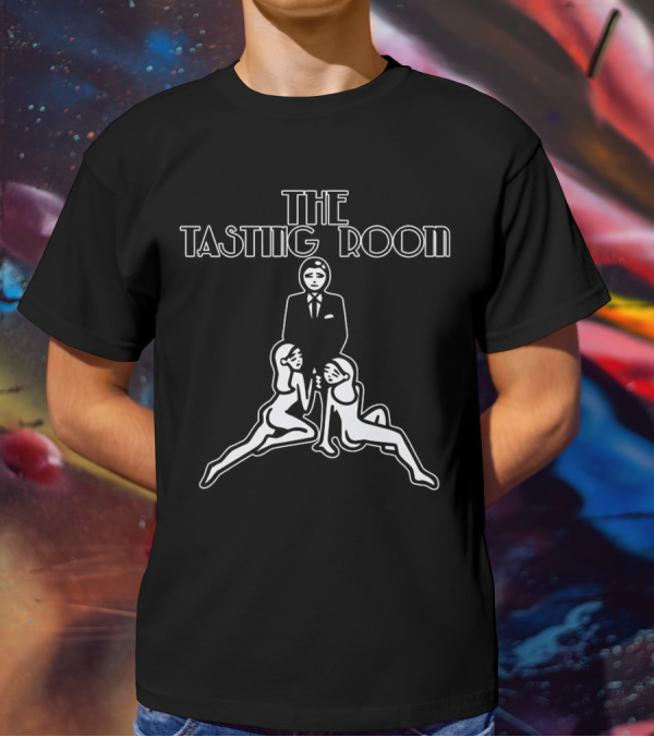 The Tasting Room Sophisticated Style With Two Figures T-Shirt