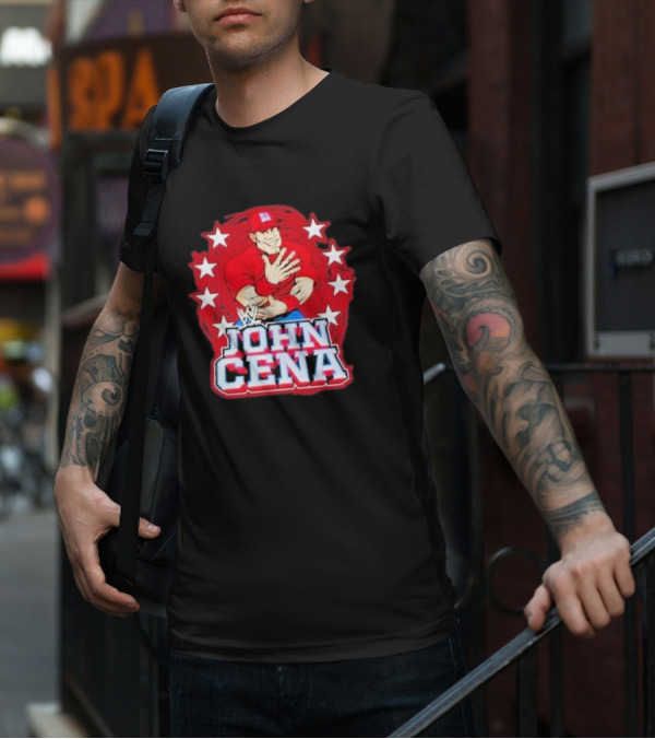 WWE John Cena Cartoon Stars T-Shirt
