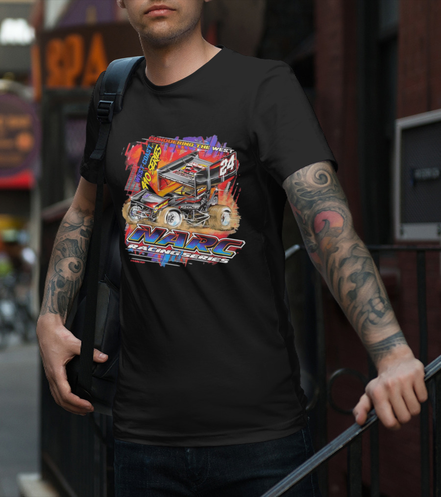 Conquering The West Coast 410 Series NARC Racing Series 24 T-Shirt