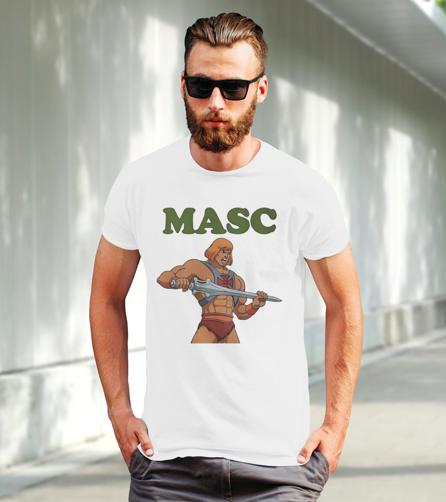 MASC He-Man Comic Character T-Shirt