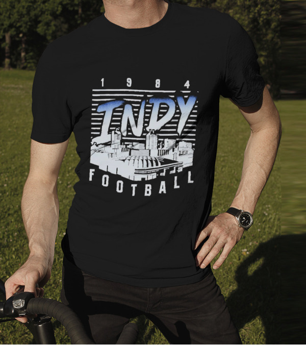 1984 Indy Football Skyline T-Shirt