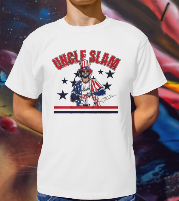 UNCLE SLAM Jesse Winker Signature Patriotic T-Shirt