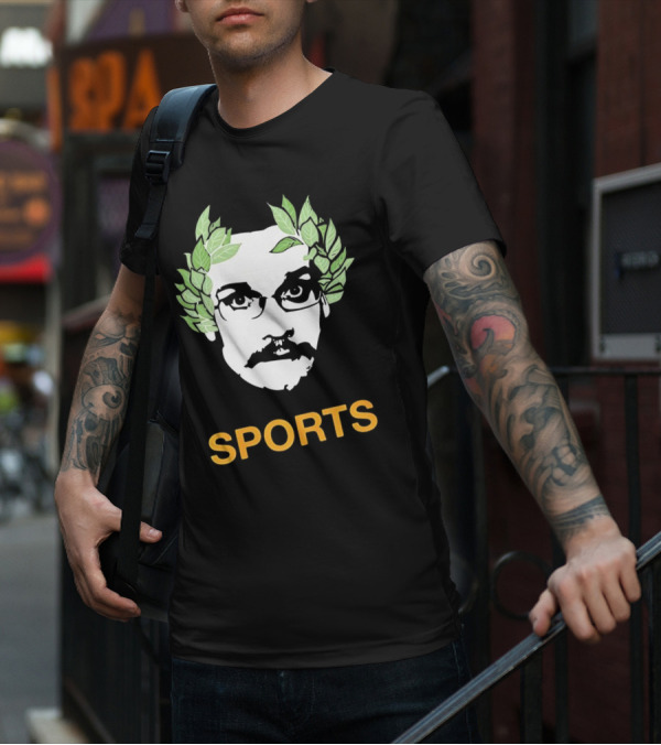 Olympic John Laurel Wreath Face Sports T-Shirt
