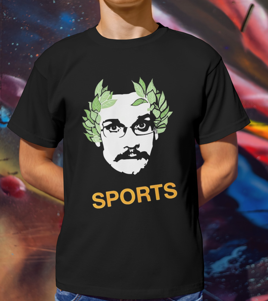 Olympic John Laurel Wreath Face Sports T-Shirt