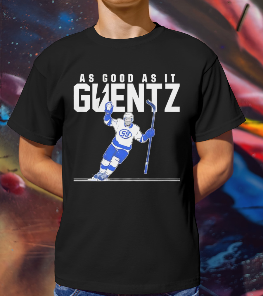 As Good As It Guentz 59 Tampa Bay Lightning Jake Guentzel Hockey Player T-Shirt