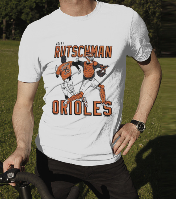 Adley Rutschman Baltimore Orioles #35 MLB Catcher T-Shirt