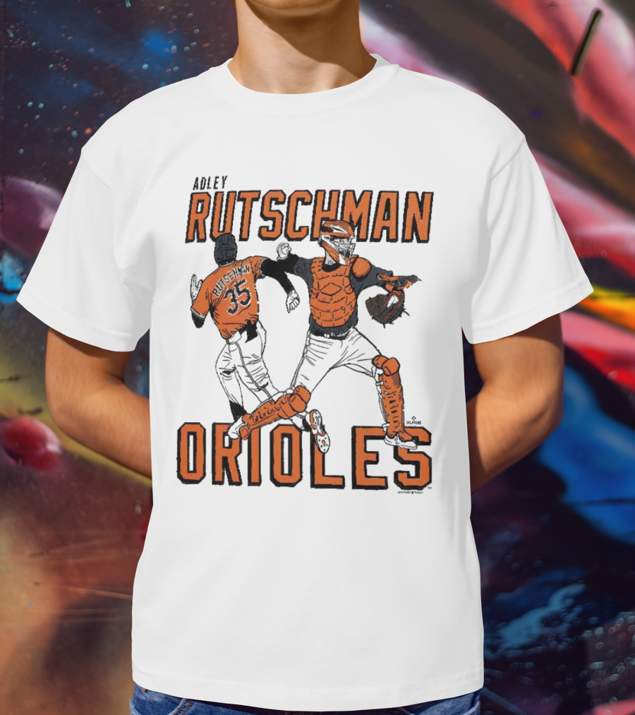Adley Rutschman Baltimore Orioles #35 MLB Catcher T-Shirt