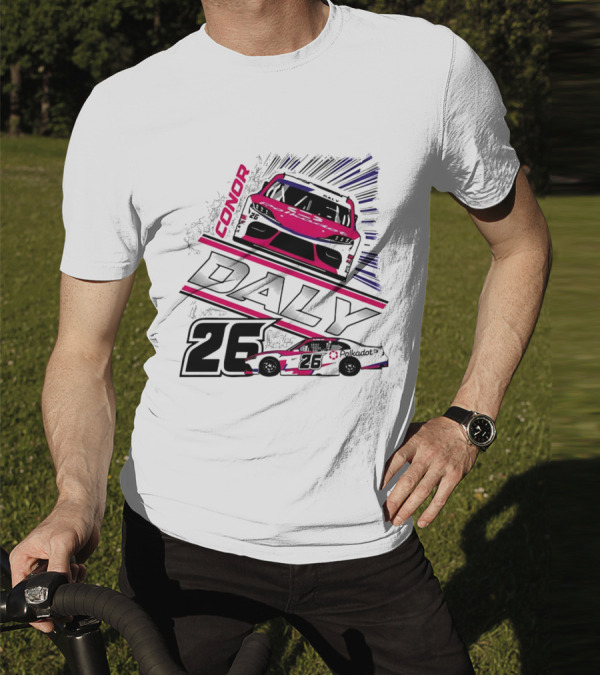 Conor Daly 26 Polkadot Racing Car T-Shirt