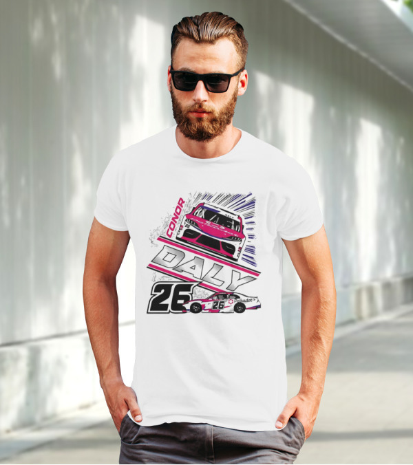 Conor Daly 26 Polkadot Racing Car T-Shirt