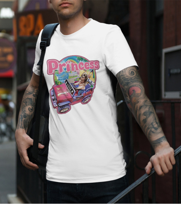 Princess Rainbow Fantasy Adventure Kids Jeep T-Shirt