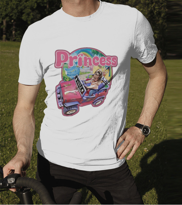 Princess Rainbow Fantasy Adventure Kids Jeep T-Shirt