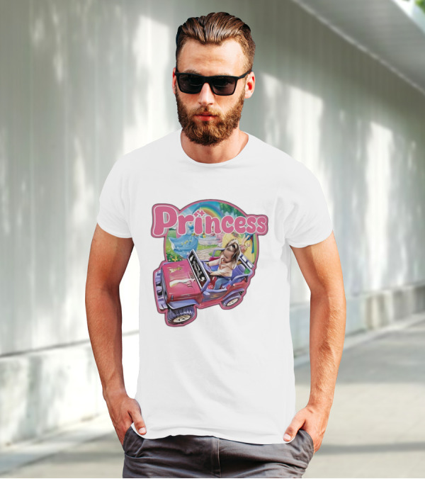 Princess Rainbow Fantasy Adventure Kids Jeep T-Shirt