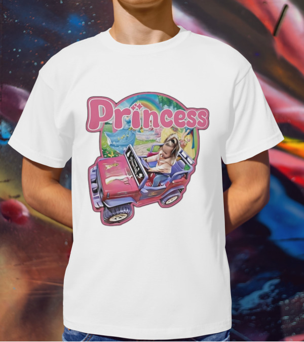 Princess Rainbow Fantasy Adventure Kids Jeep T-Shirt