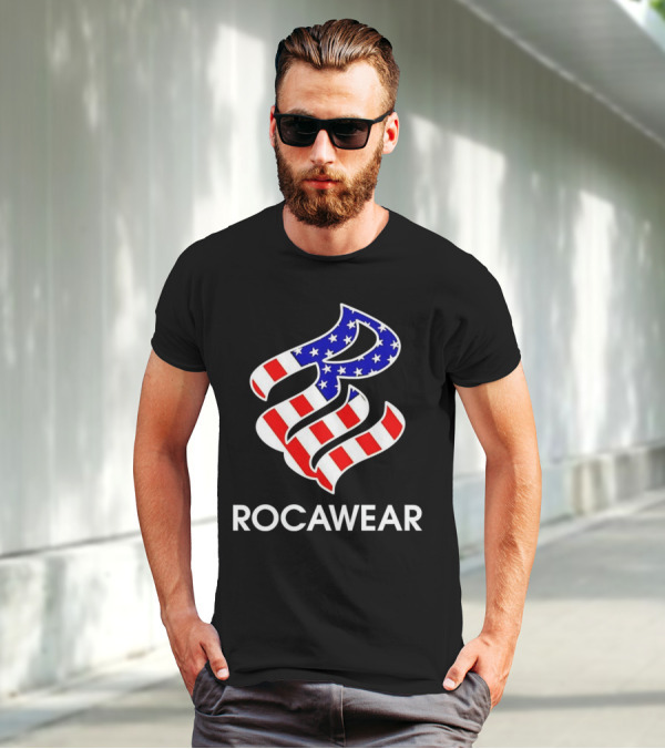 Rocawear American Flag Logo Freedom T-Shirt